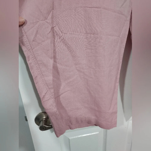 Liz Claiborne Victorian Pink Classic Straight Leg Cropped Pant in Size XXL - Picture 3 of 13